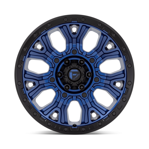 Fuel 1PC D827 Traction 20x10 Inch Dark Blue with Black Ring Off-Road Wheel