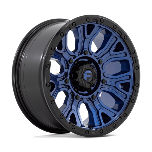 Fuel 1PC D827 Traction 20x9 Dark Blue with Black Ring Wheel for 6x135 Bolt Pattern