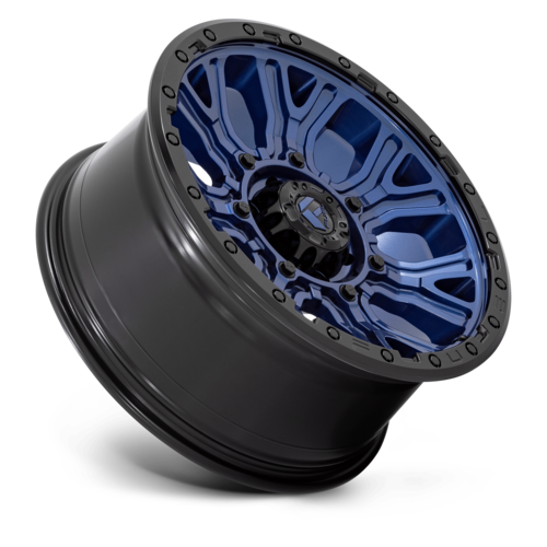 Fuel 1PC D827 TRACTION 20x9 Dark Blue with Black Ring Alloy Wheel