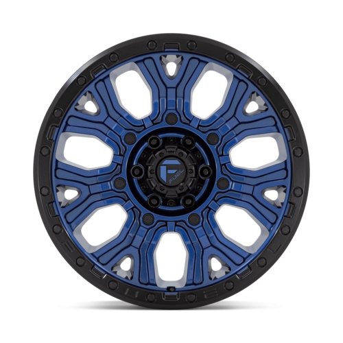 Fuel 1PC D827 TRACTION 20x9 Dark Blue with Black Ring Alloy Wheel