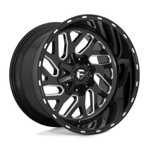 Fuel 1PC Triton 20x9 Gloss Black Milled Wheel with 8x6.5 Bolt Pattern and 125.10 Center Bore