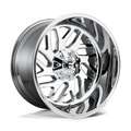 Fuel 1PC Triton 22x10 Chrome Plated Wheel with 5x139.7/5x150 Bolt Pattern and -18 Offset