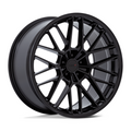 TSW TW001 Daytona 19x10.5 Inch Gloss Black Wheel with 5x114.3 Bolt Pattern and +43 Offset