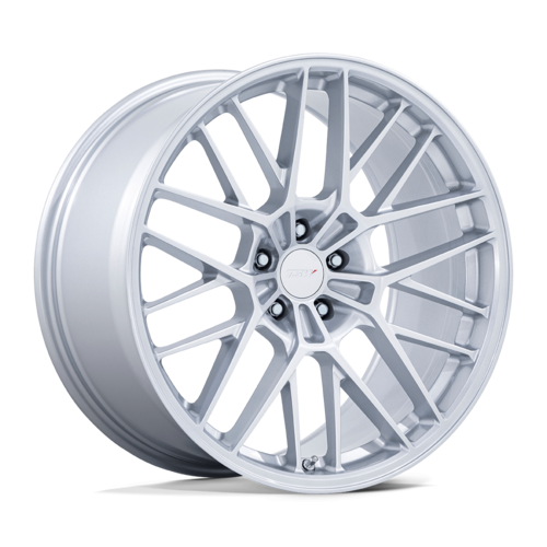 TSW Daytona 21x10.5 Inch Gloss Silver Alloy Wheel with 5x112 Bolt Pattern and 66.56mm Center Bore