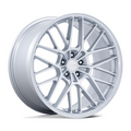 TSW Daytona 22x10 Inch Gloss Silver Alloy Wheel with 5x112 Bolt Pattern and +25 Offset
