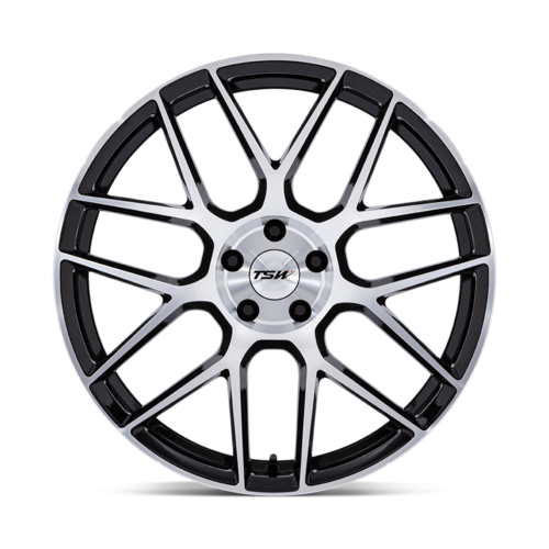 TSW LASARTHE 20x10.5 Inch Gloss Black Machined Wheel with 5x112 Bolt Pattern and +30 Offset