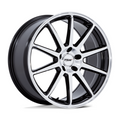 TSW TW004 Canard 19x10.5 Inch Gloss Black with Machined Face Wheel for 5x120 Bolt Pattern