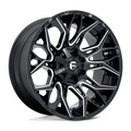 Fuel 1PC D769 Twitch 22x10 Black Glossy Milled Wheel with 8x180 Bolt Pattern and -18mm Offset