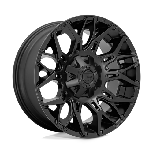 Fuel 1PC D772 TWITCH 20x10 Blackout Wheel with 8x180 Bolt Pattern and -18mm Offset