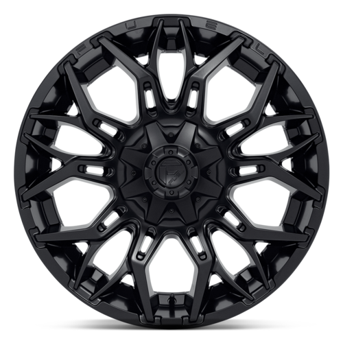 Fuel 1PC D772 Twitch 22x10 Blackout Wheel with -18mm Offset and 8x180 Bolt Pattern