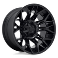 Fuel 1PC D772 Twitch 22x12 Blackout Off-Road Wheel with -44mm Offset for 5x139.7/5x150 Bolt Pattern