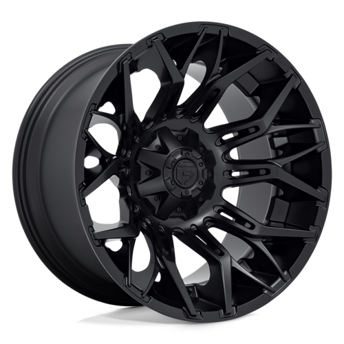 Fuel 1PC D772 Twitch 22x12 Blackout Off-Road Wheel with -44mm Offset for 5x139.7/5x150 Bolt Pattern