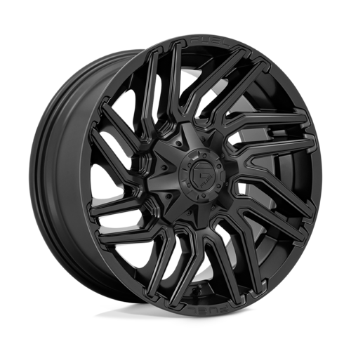 Fuel 1PC D775 TYPHOON 20x9 Matte Black Alloy Wheel with 8x180 Bolt Pattern and 124.20 Center Bore