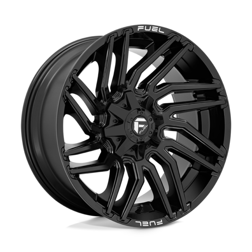 Fuel 1PC D776 TYPHOON 22-Inch Gloss Black Wheel with -18mm Offset and 8x180 Bolt Pattern