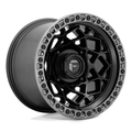 Fuel UTV D783 UNIT 15x10 Matte Black with Gunmetal Ring Wheel for 4x156 Bolt Pattern