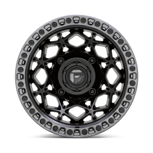 Fuel UTV D783 UNIT UTV 15x7 Matte Black with Gunmetal Ring Wheel