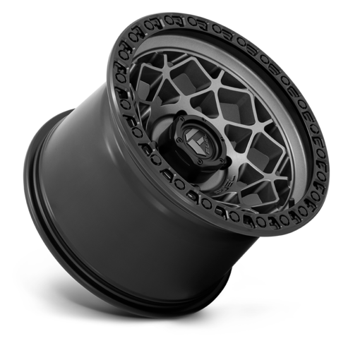Fuel UTV D784 UNIT UTV 15x7 Inch Gunmetal Gray Alloy Wheel with Matte Black Ring and 4x156 Bolt Pattern