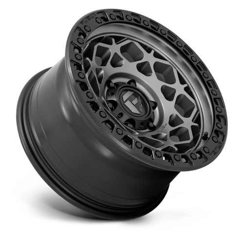 Fuel 1PC D784 UNIT 17x9 Gunmetal with Matte Black Ring -12mm Offset, 6x139.7 Bolt Pattern, 106.10 Center Bore
