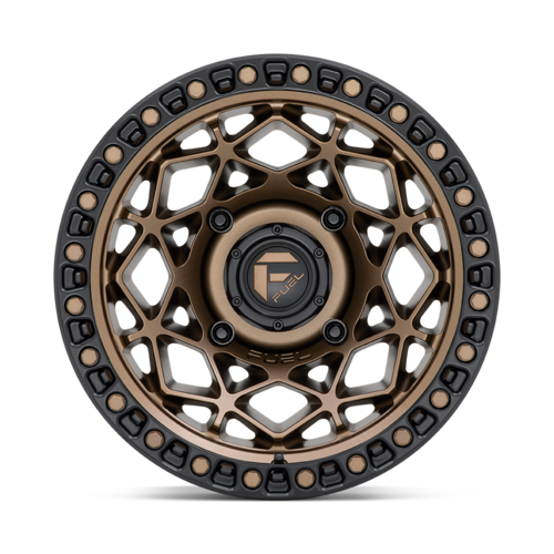 Fuel UTV D785 UNIT UTV 15x7 Wheel with Bronze Finish and Matte Black Ring