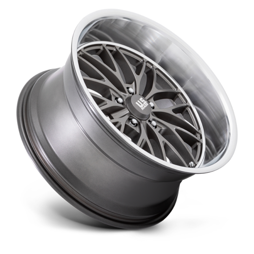 US Mag 1PC U139 Santa Cruz 20x8.5 Inch Alloy Wheel with Anthracite Finish and Diamond Cut Lip