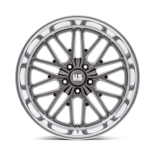 US Mag 1PC U139 Santa Cruz 20x8.5 Inch Alloy Wheel with Anthracite Finish and Diamond Cut Lip