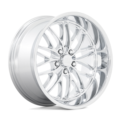 US Mag 1PC U140 SANTA CRUZ 20-Inch Chrome Wheel with 5x127 Bolt Pattern and 78.1mm Center Bore
