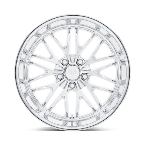 US Mag 1PC U140 SANTA CRUZ 20-Inch Chrome Wheel with 5x127 Bolt Pattern and 78.1mm Center Bore