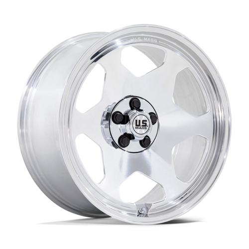 US Mag 1PC UC144 OBS 22x9 Polished Wheel with 5x127 Bolt Pattern and +15 Offset