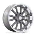 US Mag 1PC UC145 Rambler 6 20x8 Matte Gunmetal Wheel with Diamond Cut Lip