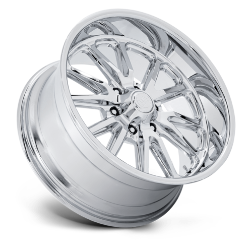 US Mag 1PC Ramblor 6 Wheel - 20x9.5 Inches, 6x139.7 Bolt Pattern, +1mm Offset, Chrome Finish