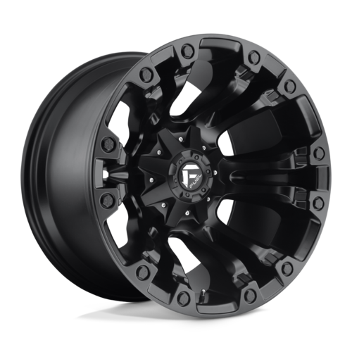 Fuel 1PC Vapor 17x9 Matte Black Wheel with 8x165.1 Bolt Pattern and 1.0 Offset