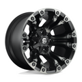 Fuel 1PC Vapor 18x9 Matte Black Gray Tint Wheel with -12 Offset and 5x114.3/5x127 Bolt Pattern