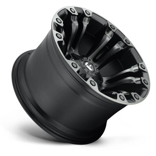 Fuel 1PC Vapor 18x9 Matte Black Gray Tint Wheel with 19mm Offset and 6x135/139.7 Bolt Pattern