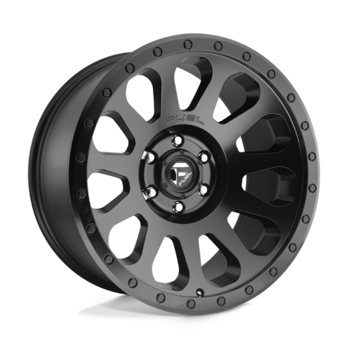 Fuel 1PC Vector 20x10 -18 Matte Black Alloy Wheel with 6x139.7 Bolt Pattern and 108mm Center Bore
