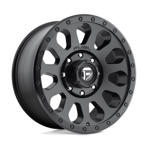 Fuel 1PC Vector 16x8 Matte Black Wheel with 6x139.7 Bolt Pattern and +1 Offset