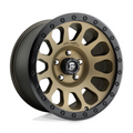 Fuel 1PC Vector 17x9 Matte Bronze Black Bead Ring Offsets -12 for 6x139.7 Bolt Pattern