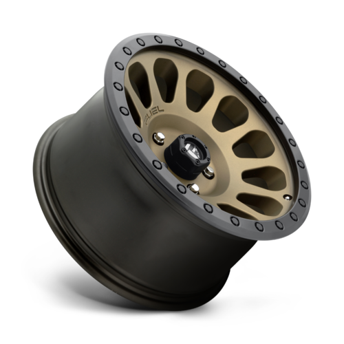 Fuel 1PC Vector 17x9 Matte Bronze Black Bead Ring Offsets -12 for 6x139.7 Bolt Pattern