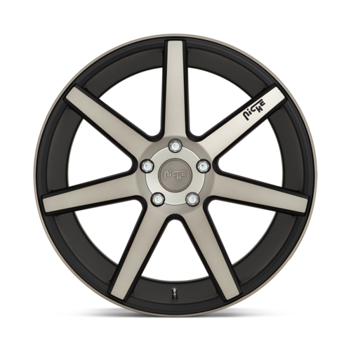 Niche 1PC M150 Verona 20x10 Matte Black Machined Wheel with 5x114.3 Bolt Pattern and +40 Offset
