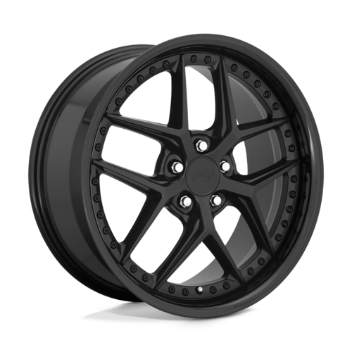 Niche 1PC M226 VICE 20-Inch Gloss Black Matte Black Wheel with 5x115 Bolt Pattern and +20 Offset