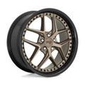Niche 1PC M227 VICE 20x9 Matte Bronze Black Bead Ring Wheel with 5x115 Bolt Pattern and 71.50mm Center Bore