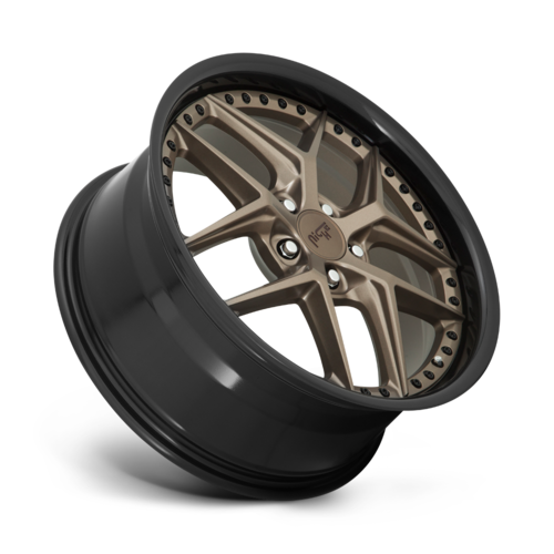 Niche 1PC M227 VICE 20x9 Matte Bronze Black Bead Ring Wheel with 35mm Offset