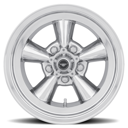 American Racing Vintage VN109 TT-O 15x7 Polished Aluminum Wheel with 5x114.3 Bolt Pattern and -6.0 Offset