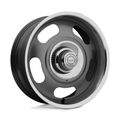 American Racing Vintage VN506 Rally 17x8 Mag Gray Center with Polished Lip Wheel
