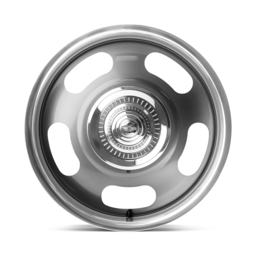 American Racing Vintage VN506 Rally 20x9.5 Inch Alloy Wheel with Mag Gray Finish and Polished Lip