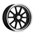 American Racing Vintage VN510 Draft 20x8.5 Inch Gloss Black with Diamond Cut Lip Wheel