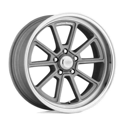 American Racing Vintage VN510 18x8 Wheel with Vintage Silver Finish and Diamond Cut Lip