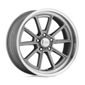 American Racing Vintage VN510 18x10 Wheel with 5x120.65 Bolt Pattern and Vintage Silver Finish