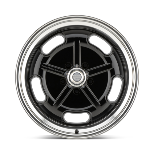 American Racing Vintage VN511 Salt Flat 20x8 Inch Gloss Black Diamond Cut Lip Wheel with 5x127 Bolt Pattern