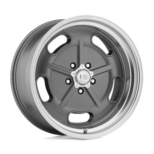 American Racing Vintage VN511 Salt Flat 17x7 Mag Gray Wheel with Diamond Cut Lip and 5x114.3 Bolt Pattern