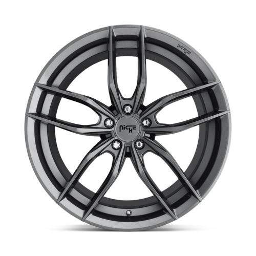 Niche 1PC VOSSO 20x9 Matte Anthracite Wheel with 5x120 Bolt Pattern and 74.10 Center Bore
